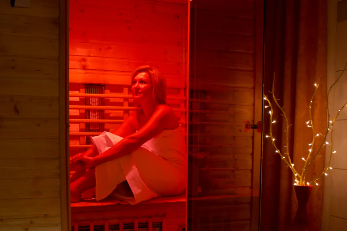 Infrared sauna in Elizabeth's spa