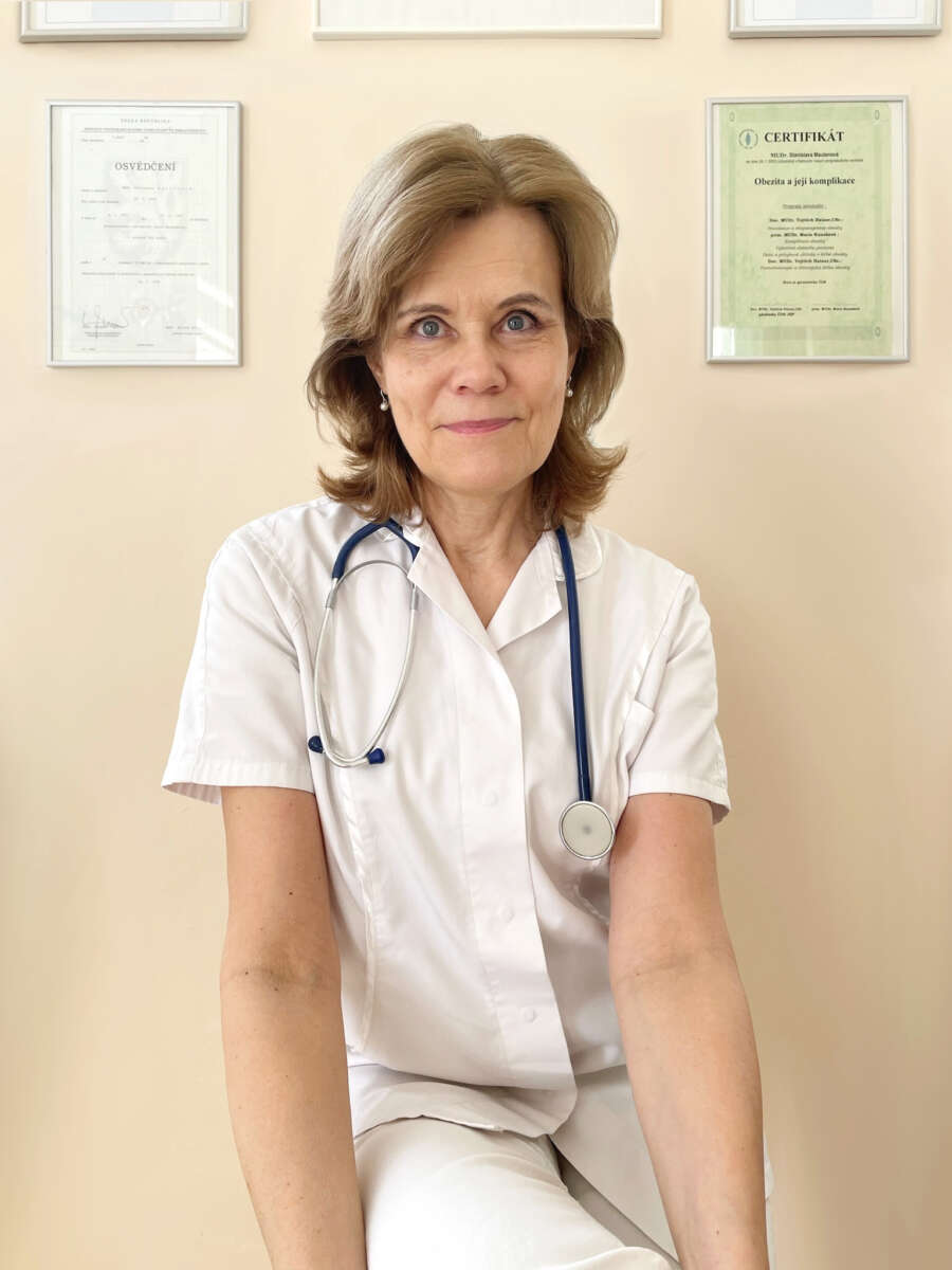 MD Stanislava Maulenová, head doctor of the Alžbětina Spa.