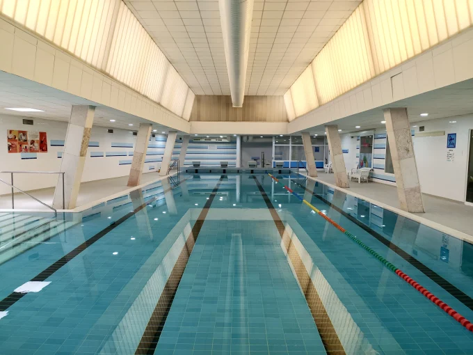 Swimming pool in Elizabeth's Spa in Karlovy Vary