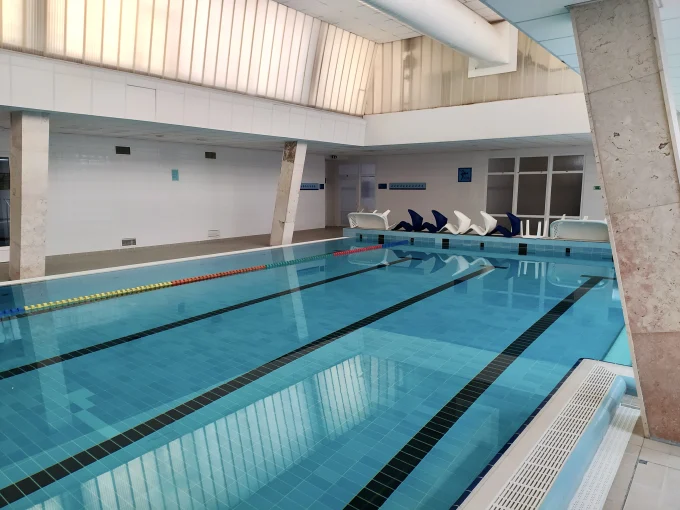 Swimming pool in Elizabeth's Spa in Karlovy Vary